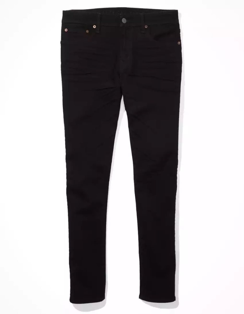 Jean American Eagle AE AirFlexSkinny Noir Homme | YID-81479805